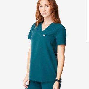 FIGS Scrub Set, Caribbean Blue, XS